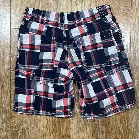 Gymboree Plaid Shorts (Lot of 2) Sz 4T Pull On Elastic 100% Cotton VGUC - Picture 5 of 10